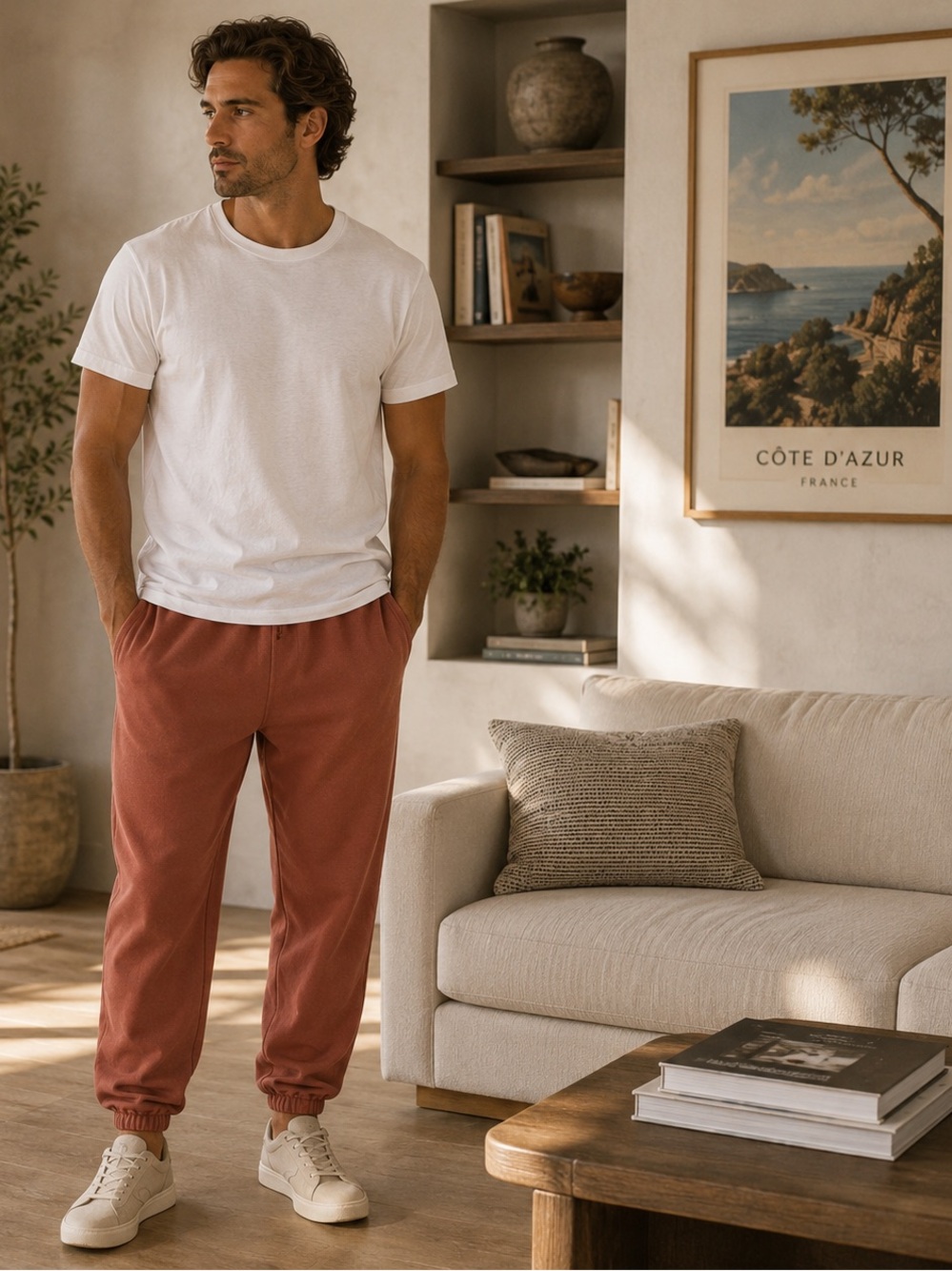 NWT GAP Sweatpants Size XXL Brown VINTGE‎ SOFT Joggers Tapered Fleece Men's